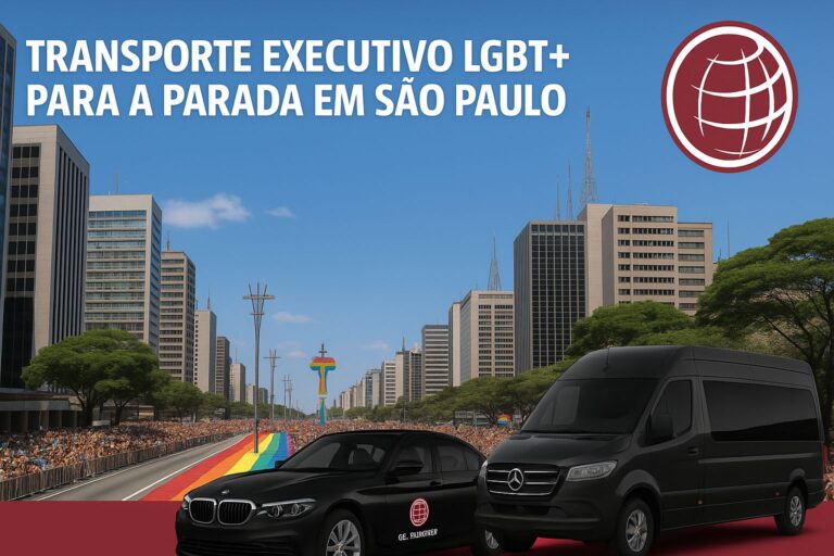 Transporte executivo LGBT+ durante a Parada do Orgulho em São Paulo 2025