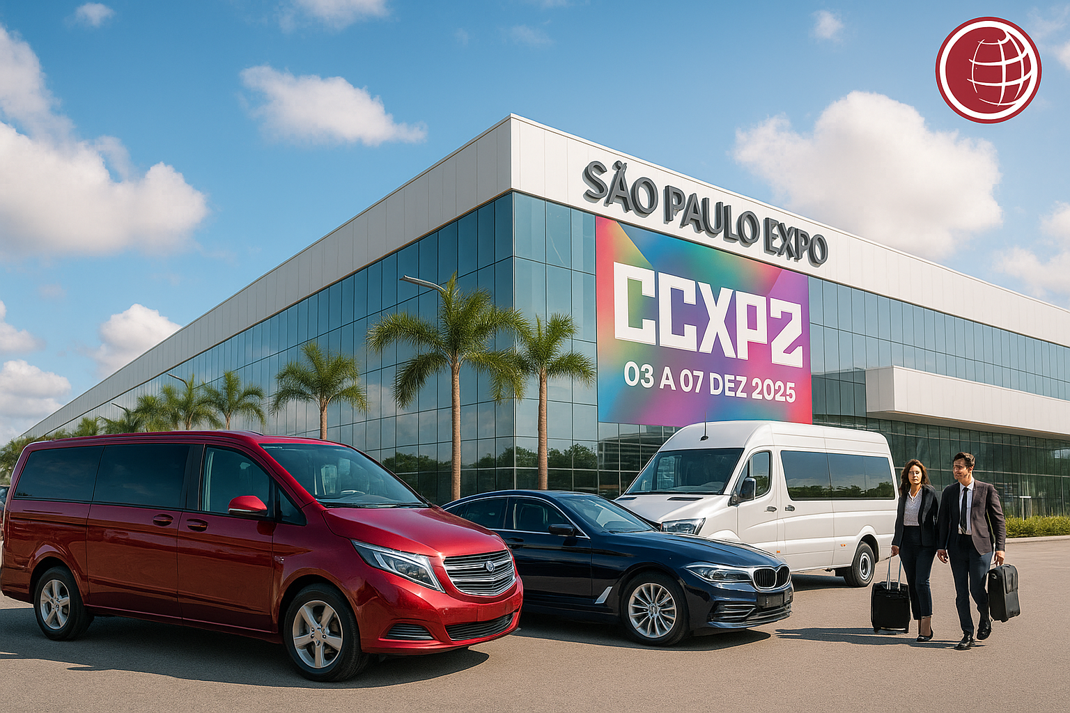 Transporte executivo para o São Paulo Expo