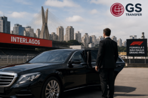 Transporte para Fórmula 1 Interlagos com veículo executivo premium em São Paulo