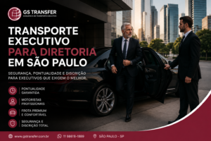 Empresa de transporte executivo para diretoria em São Paulo com veículos premium