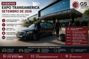 Vai participar de algum evento no Transamerica Expo Center em setembro de 2026?