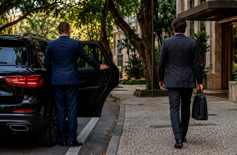 homen sendo recepcionado na av paulista e jardins